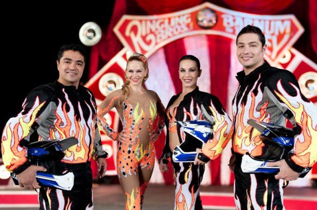 Circus performers The Urias Family